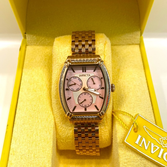 Stunning Rose Gold INVICTA Watch